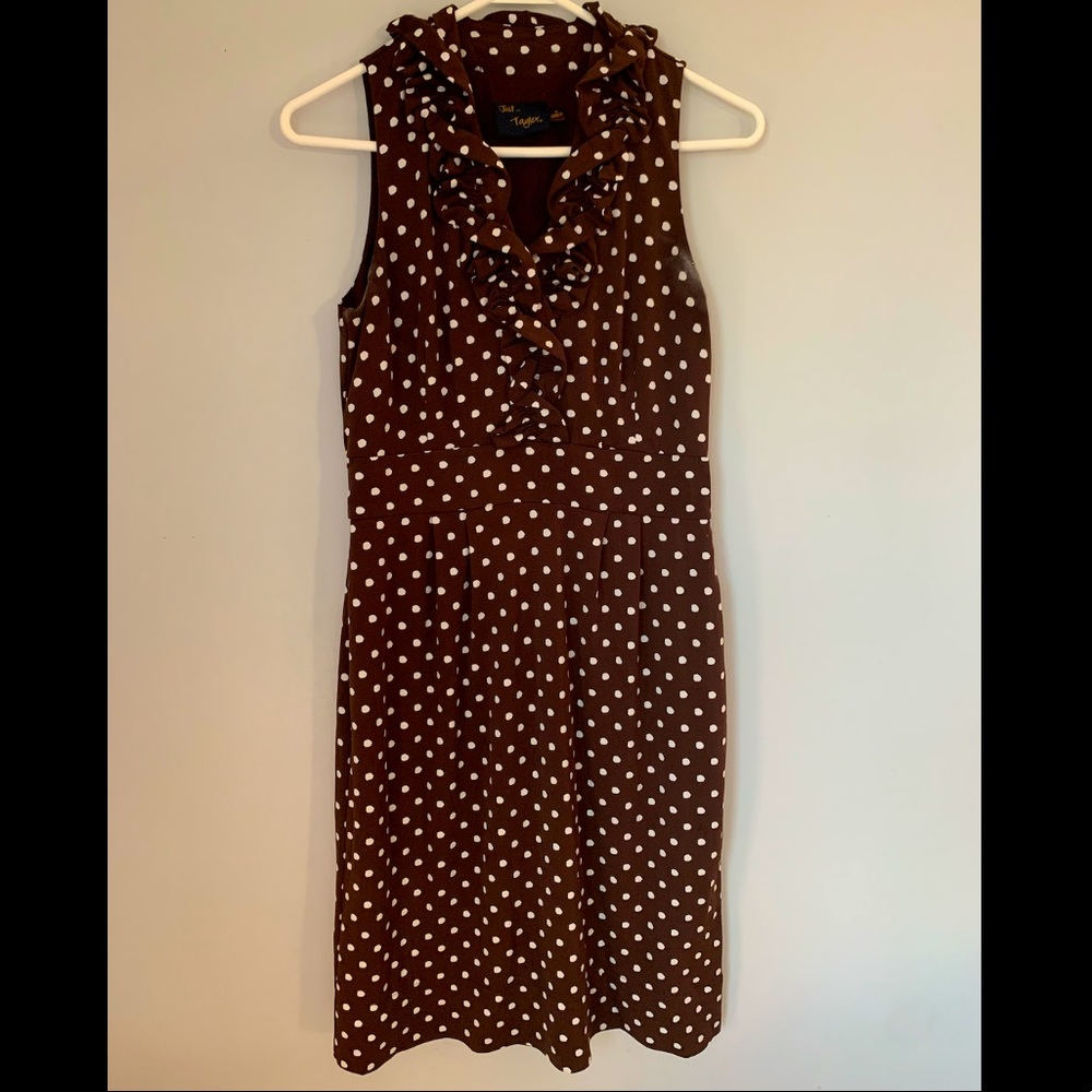 Just Taylor Polkadot Dress